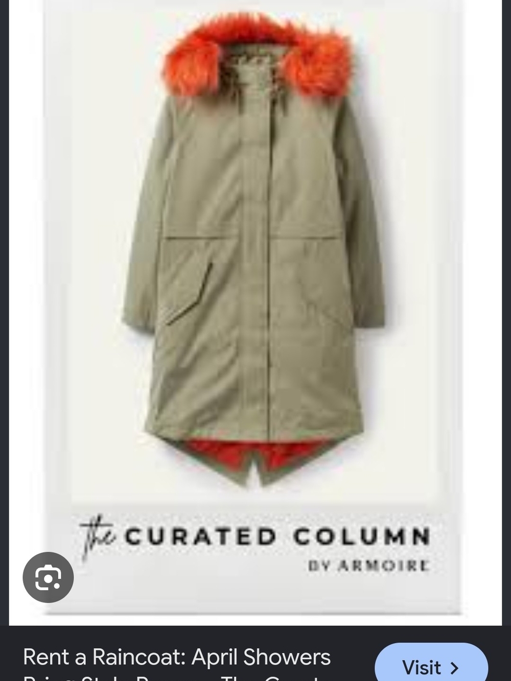 Boden Parka Coat 4 In 1 Women's Size 2 Faux Fur Vest